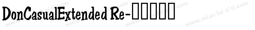 DonCasualExtended Re字体转换